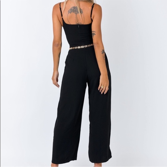 Princess Polly Black Jumpsuit - Picture 2 of 5